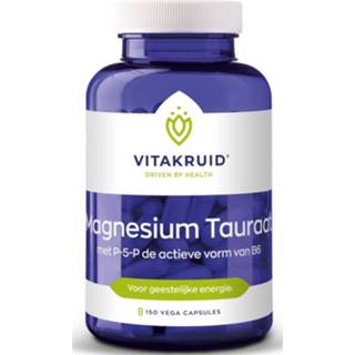 👉 Magnesium tauraat gezondheid Vitakruid met P-5-P Capsules 8717438691442