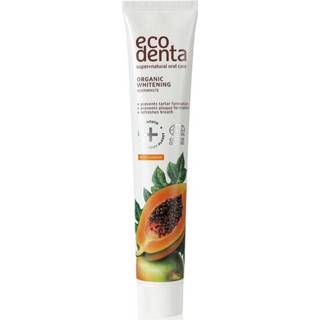 👉 Whitening tandpasta gezondheid Ecodenta Organic Papaya 4770001002162