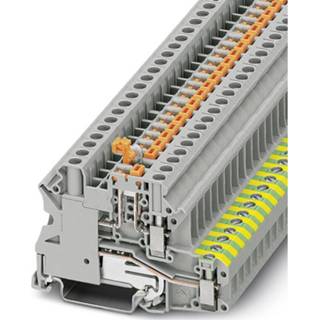 👉 Aardklem grijs Phoenix Contact UT 4-PE/MT 3070011 3-etages Aantal polen: 2 0.14 mm² 6 50 stuk(s) 4046356480239