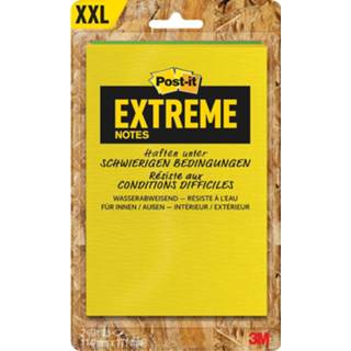 👉 Post-it Post-it® Extreme Notes, ft 114 x 171 mm, 2 blokken van 25 blaadjes, geassorteerde kleuren 638060276495