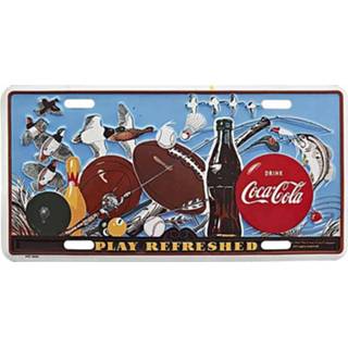 👉 Nummerbord mannen zwart Amerikaans - Coca Cola-