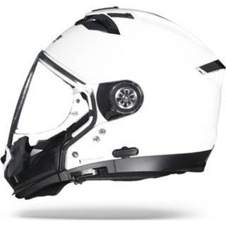 👉 Mono-Color active polycarbonaat glans micrometrisch binnenvoering multihelm pinlock inbegrepen wit Nolan N70-2 Gt Classic 5 Metal 8030635232011 8030635231946