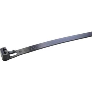👉 WKK 5520 Kabelbinder 370 mm 7.60 mm Zwart Hersluitbaar, UV-stabiel 100 stuk(s)