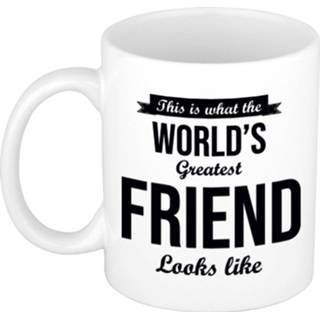 👉 Koffiemok volwassenen Worlds Greatest Friend cadeau / theebeker 300 ml