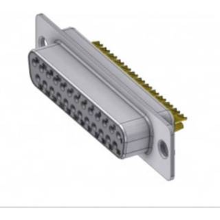 👉 F-connector Deltron Connectors DTS25SZ/2 D-sub bus 180 ° Aantal polen: 25 Soldeerkelk 1 stuk(s) 2050006056325