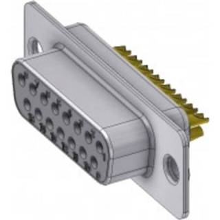 👉 F-connector Deltron Connectors DT 15 SZ/2 D-sub bus 180 ° Aantal polen: Soldeerkelk 1 stuk(s) 2050006057698