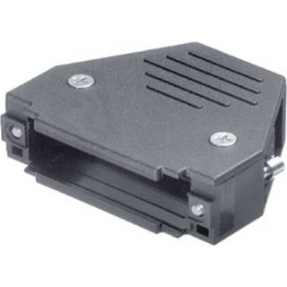 👉 F-connector zwart plastic Deltron Connectors D-sub behuizing Aantal polen: 15 180 °, 45 ° 1 stuk(s) 2050006059685