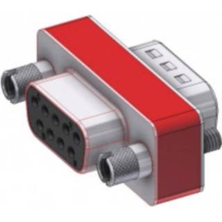 👉 F-connector Deltron Connectors D-sub adapter bus 9-polig - stekker 1 stuk(s) 2050006058305