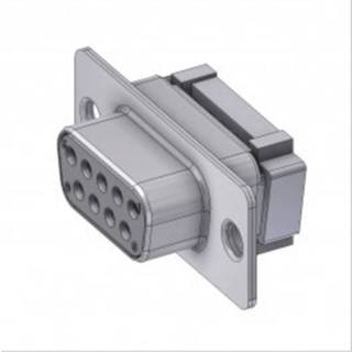 👉 F-connector Deltron Connectors DTS09SFC/2 D-sub bus 180 ° Aantal polen: 9 Snijklem 1 stuk(s) 2050006058183