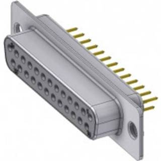 👉 F-connector Deltron Connectors DT 25 SY/2 D-sub bus 180 ° Aantal polen: Solderen, Pinnen 1 stuk(s) 2050006059012