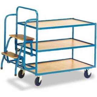 👉 Staal ROLLCART AUG 72 Order pickwagen Poedercoating Laadvermogen (max.): 250 kg 4250448501447