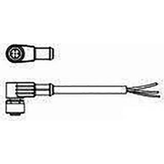 👉 TE Connectivity 1-2273089-1 Sensor/actuator connector, geassembleerd M12 Bus, haaks 1.50 m Aantal polen: 5 1 stuk(s)