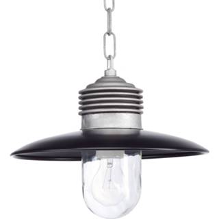 👉 Hang lamp aluminium Ruw zwart Hanglamp Ampere ketting Alu./Zwart 8714732119900
