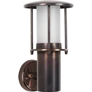 👉 Muur lamp brass messing Antique Brons Resident Muurlamp dark