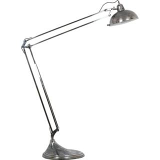 👉 Vloer lamp messing Antique Silver Nostaluce Luxor Vloerlamp