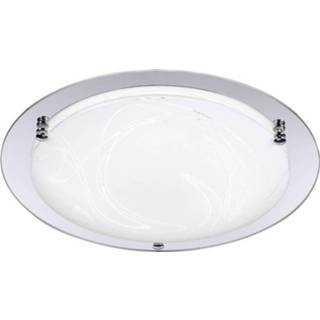 👉 LeuchtenDirekt Wada 14721-17 LED-plafondlamp 24 W Warm-wit Chroom