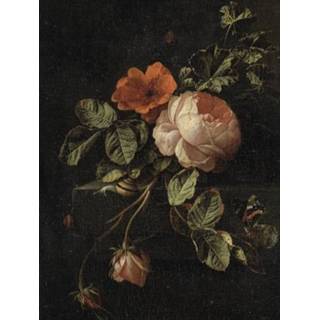 👉 Canvasschilderij Canvas schilderij Stilleven met rozen