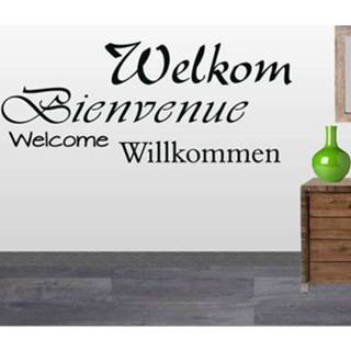 👉 Tekststicker Welkom (woordenbrei)