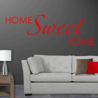 👉 Tekststicker Home sweet
