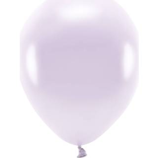 👉 Ballon 100x Lilapaarse ballonnen 26 cm eco/biologisch afbreekbaar