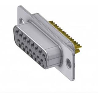 👉 F-connector Deltron Connectors DTS15SZ/2 D-sub bus 180 ° Aantal polen: 15 Soldeerkelk 1 stuk(s) 2050006050637