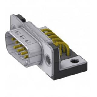 👉 F-connector Deltron Connectors DTS 09 PYC M63UN D-sub stekker 90 ° Aantal polen: 9 Solderen, Pinnen 1 stuk(s) 2050006051443