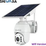 👉 SHIWOJIA Wifi Version 1080P HD Solar Panel Outdoor Surveillance Waterproof CCTV Camera Smart Home Two-way Voice Intrusion Alarm