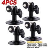 Bewakingscamera 4pcs/2pcs Middle Pucker wall Indoor Outdoor Adjustable Mount Wall/Ceiling CCTV Bracket Holder Stand Support for Security Camera