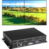 👉 Processor YiiSPO 4 Channel TV Video Wall Controller 2x2 1x3 1x2 HDMI DVI VGA USB RS232 Control for Splicing