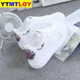 👉 Shoe vrouwen Women Casual Shoes Summer Spring Flats Fashion Breathable Vulcanization Lace-Up Sneakers Mesh (air Mesh) Zapato Mujer Platafo