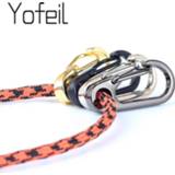 Backpack 10 pcs/lot Mini Spring Clasps Climbing Carabiners EDC Keychain Camping Bottle Hooks Paracord Bag Buckles