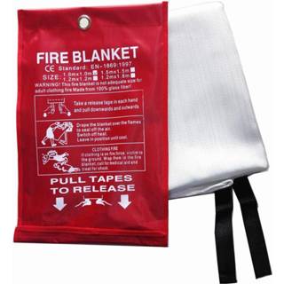 2*2M Fiberglass Welding Blankets Cover Protective Fabric Heat Fire Resistant
