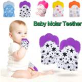 👉 Glove silicone baby's Baby Molar Gloves Anti-bite Toddler Chew Toy Teether Food Grade Teethers Infant Teething