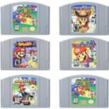 👉 Video game Super Smash Bros Mario Party 2 Marlo Kart Card for Nintendo 64 Games Cartridges N64 Console US Version