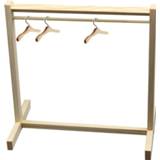 👉 Organizer Doll Wooden Clothes Rack Garment Hangers for Dolls Handbag D08C