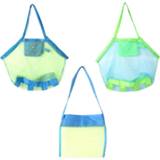 👉 Organizer kinderen Children Beach Mesh Toys Game Bag Kids Folding Sand Away Net Tote Outdoor New