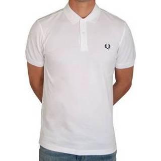 👉 Poloshirt wit Fred Perry - Plain Polo Shirt