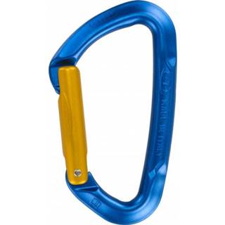 👉 Climbing Technology - Berry Carabiner S - Snapkarabiner blauw/oranje