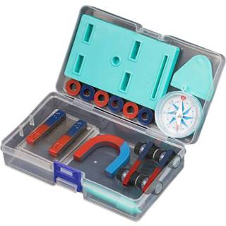Kinderen Children Science Bar Ring Horseshoe Compass Magnet Car Kit Experiment Tools Kids Educational Toys for Gift