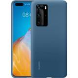 👉 Siliconen hoesje blauw Huawei P40 Pro 51993799 - Inkt 6901443366101