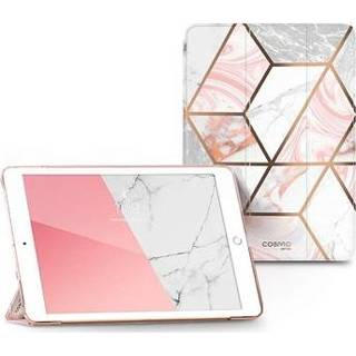 👉 Roze marmer Supcase Cosmo iPad 10.2 Folio Hoesje - 843439127999