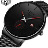 👉 Watch LIGE Quartz Clock Sports Men Top Brand Luxury Famous Dress Fashion Watches Male Unisex Ultra Thin Wrist Para Hombre