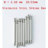 👉 Watch steel 10 Pcs diameter diameter=2mm Stainless 18mm/20mm/22mm/24mm Spring Bars Pin for Diver