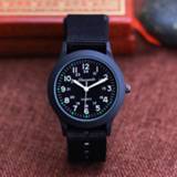 👉 Watch canvas jongens meisjes kinderen 2019 chaoyada children boys girls 24hours luminous pointer quartz wristwatches kids students military waterproof watches