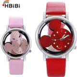 👉 Watch transparent kinderen meisjes jongens New product launch children's hollow cute minnie dial kids watches girls boys clock quartz child