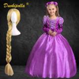 Princess Tangled girls Rapunzel Dress Christmas Holiday kids Fancy Puff Sleeve Halloween Costume Boutique Outfits meisjes kinderen Dress meisjes kinderen Tangled Girls Rapunzel Christmas Holiday Kids Fancy Puff Sleeve Princess Halloween Costume Boutique Outfits