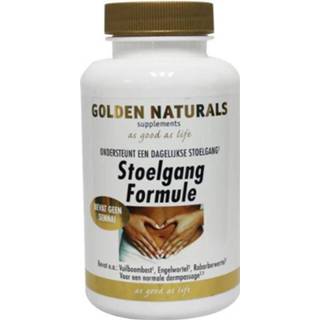 👉 Golden Naturals Stoelgang formule (Golden Naturals) | 60cap 8718164648410