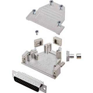 👉 Encitech DCRP25-HDP44-CF65-CS80-K 6355-0882-03 D-sub male connector-set 45 °, 180 °, 45 ° Aantal polen: 44 Soldeerkelk 1 stuk(s)