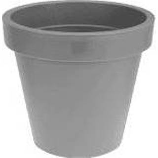 Grijs Bloempot rond 20cm