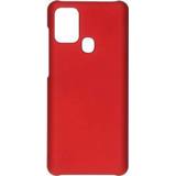 Unicolor unisex rood TPU Effen Backcover voor de Samsung Galaxy A21s - 8719295421873